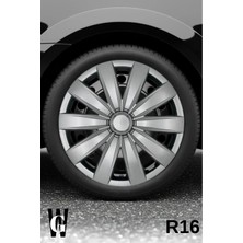 Whigor Toyota Proace 16 Inç Jant Kapağı (4 Adet) Gri G117