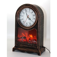 Kanonik Education LED Işıklı Saatli Şömine - Model 2