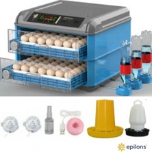 Kanonik Education 128 Yumurta Kapasiteli Tam Otomatik Kuluçka Makinesi - Civciv, Kaz, Hindi Ve Ördek Yetiştiriciliği Epo-128m