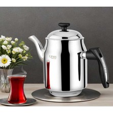 Feyza Design Paslanmaz Çelik Demlik No:4, Şık ve Dayanıklı Kahve Demliği
