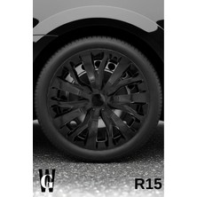 Whigor Bmw E82 15 Inç Jant Kapağı (4 Adet) Siyah S115