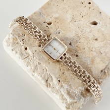 Vesce Atelier Ries Gold Saat Beyaz