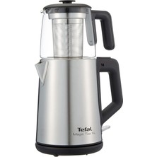 Feyza Design Xl Çay Makinesi, Cam Demlik, 1,2 L, Paslanmaz Çelik, Pratik ve Şık Kullanım