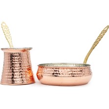 Feyza Design Şık ve Dayanıklı Bakır Mutfak Seti, Pratik Kullanım Için Ideal Seçim