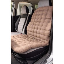 Ortopedik Araba Koltuk Minderi Sırt Destekli – 50X110 cm – Keten Oto Koltuk Pedi