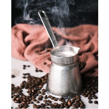 Feyza Design Büyük Boy Döküm Cezve, Indüksiyon Uyumlu, 450 Ml, Şık ve Dayanıklı