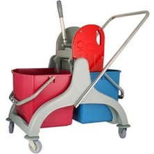 Özgürce Genç ve Dayanıklı Çift Kovalı 25 Lt Temizlik Arabası, Pratik Kullanım