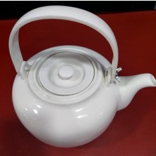 Feyza Design Porselen Demlik, 16 cm Çap, 13 cm Yükseklik, Şık ve Dayanıklı Tasarım