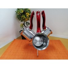 Feyza Design Şık 3'lü Cezve Seti, Pratik Kullanım ve Estetik Tasarım