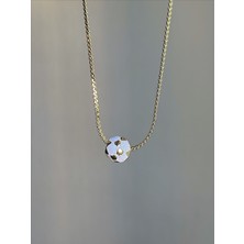 QA Quella Accessories Xuping Sim Top Burgu 14K Gold Kolye 50 cm