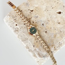 Vesce Atelier Tiny Gold Saat Yeşil
