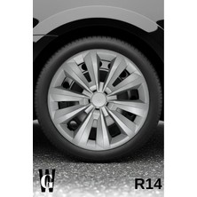 Whigor Dacia Duster 14 Inç Jant Kapağı (4 Adet) Gri G108