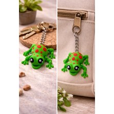 Lumiyo Kurbağa Anahtarlık – Renkli ve Eğlenceli Tasarım 3'lü Set