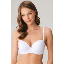 Hayat Store Arias Closet Balenli Destekli Dolgulu Askıları Çıkabilen Günlük Klasik T-Shirt Sütyeni