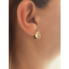 QA Quella Accessories Xuping Bombe Vintage Soft Rose Gold Küpe