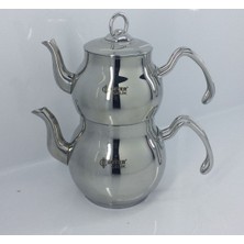 Feyza Design Paslanmaz Çelik Mini Boy Çaydanlık, Şık ve Dayanıklı Tasarım