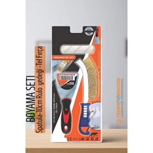 Creatividad Solutions Boyama Seti - SPATULA-10CM Rulo  Yedeği -Tel Fırça 721858