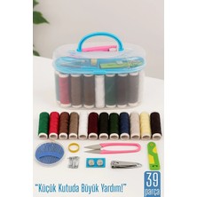 Creatividad Solutions Özel Kutulu 39 Parça Dikiş Seti – Renkli Iplikler, Makas, Iğne, Mezura ve Aksesuarlar 711837