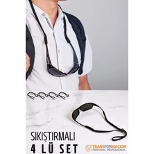 Creatividad Solutions Savino 4 Adet Ayarlanabilir Sıkıştırmalı Gözlük Ipi 718189