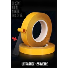 Creatividad Solutions Çift Taraflı Yapıştırıcı Bant Ultra Ince 25 Metre 720774