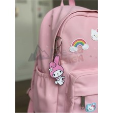 Kuromi My Melody 2 Boyutlu Anahtarlık Hediye 3D Baskı