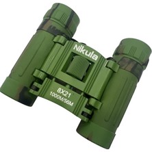 Emh Store 8X21 Dürbün Kamuflaj Dürbünü 56M/1000M Kauçuk Kaplama