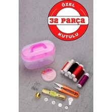 Creatividad Solutions 32 Parça Kutulu Seyahat Dikiş Iğne Iplik Seti 715495
