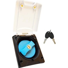 Babarvy Kapaklı Temiz Su Girişi Kilitli (Beyaz)