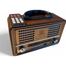 Feyza Design Kumandalı, Şarjlı Bluetooth Radyo Usb/tf, Fm ve Am, Şık Tasarım