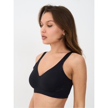 Alya Underwear Kadın Ultra Rahat Kalıplı Kalın Askılı Lazer Kesim Görünmez Sütyen