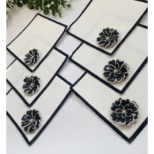 Elçiçek Homedecor Sunum Peçete,kokteyl Peçete,kahve Yanı Sunum Peçete 6 Adet