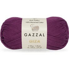 Gazzal Giza 100% Merserize Pamuk Örgü Ipi 2467 / 5 Adet