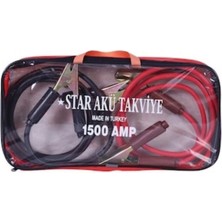 Hayat Store Ultra Güçlü Araba Akü Takviye Kablosu - 1500 Amper Çantalı ( Lisinya )