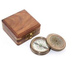 Hayat Store Ahşap Kutulu Pusula KSK2127 - Lisinya