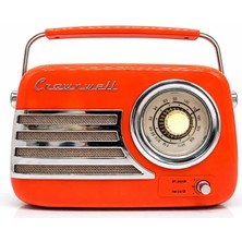 Esranın Dünyası Retro Tasarımlı Bluetooth Fm Radyo Turuncu RSKRG34-ESRDNS