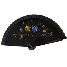 Emh Store Bambu Çift Taraflı Siyah Yelpaze 12 Li Paket