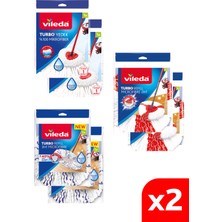 Özgürce Çok Fonksiyonlu Mikrofiber Temizlik Seti 6'lı Yedek Paspas Paketi