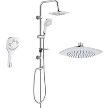 Hayat Store 5+1 Fonksiyonlu Duş Robotu Tepe Duş Seti Duş Başlığı Sistemi Seti Yağmurlama Duş Robotu ( Lisinya )