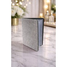 Işıltı Design Kristal Taşlı Parlak Ruhsat Kılıfı Lüks Tasarım Ruhsat Kabı