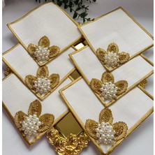 Sunum Peçete,kokteyl Peçete,kahve Yanı Sunum Peçete 6 Adet