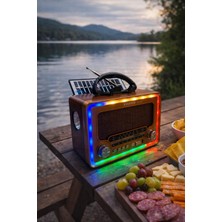 Feyza Design RT-763 Çok Fonksiyonlu USB Bluetooth Fm Radyo ve LED Fener