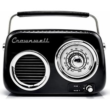 İlkyaz Fashion Retro Tasarımlı Bluetooth Fm Radyo Siyah ILKYZ-KRGRS34