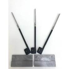 Hayat Store 3+2 Paket Çelik Eds Ultra Slim Ince Yedek Uc Kürek ve Slim Ince Kesme Yedek Bıçak ( Lisinya )