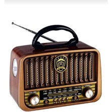 Feyza Design Nostaljik Radyo, Usb, Bluetooth, Fm, Fenerli Müzik Çalar, Çok Fonksiyonlu
