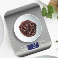 Hanedanev Inox Mutfak Tartısı Dijital Ekranlı Metal 1 gr Hassas Elektronik Mutfak Terazisi TRZ129