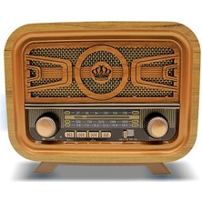 Aydogan's Crownwell Retro Bluetooth Radyo ve Hoparlör MD-1301BT