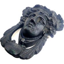 Emh Store Antika Tarz Dekoratif Pirinç Sezar Kapı Tokmağı, Taktak - Oksit