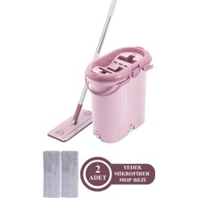 Özgürce Çok Bölmeli Trio Tablet Mop Temizlik Seti ve Yedek Mikrofiber Bezleri