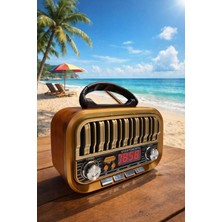 Feyza Design Dijital Göstergeli RT-724 USB Am/fm Bluetooth Nostalji Radyo