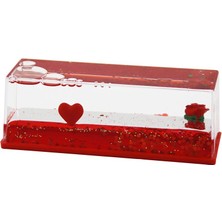 Go İthalat Kırmızı Su Kalp - Gül D.gen Mika Yüzen Batmayan Dekoratif Biblo AKVARYUM5.2X15.2X5.3CM (5440)